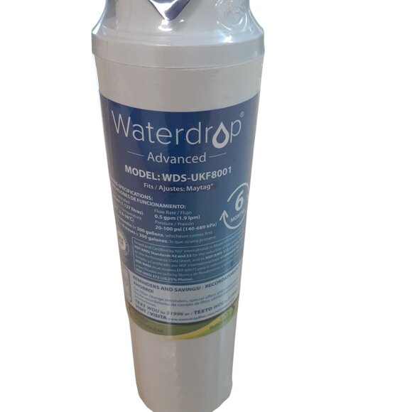 Waterdrop Other - Waterdrop Advanced WDS-UKF8001 For Maytag Refrigerator Water Filter New